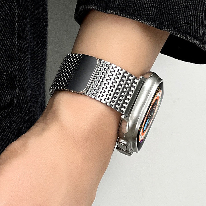 Designer-Magnetarmband aus Edelstahl für die Apple Watch