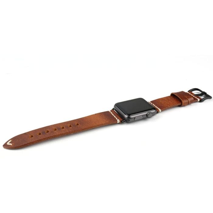 Correa de cuero para Apple Watch - Cuero vintage 2.0