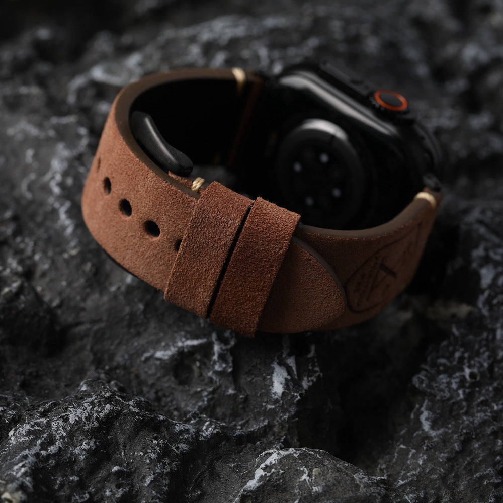 Premium Italian Suede Leather Handmade Watch Strap