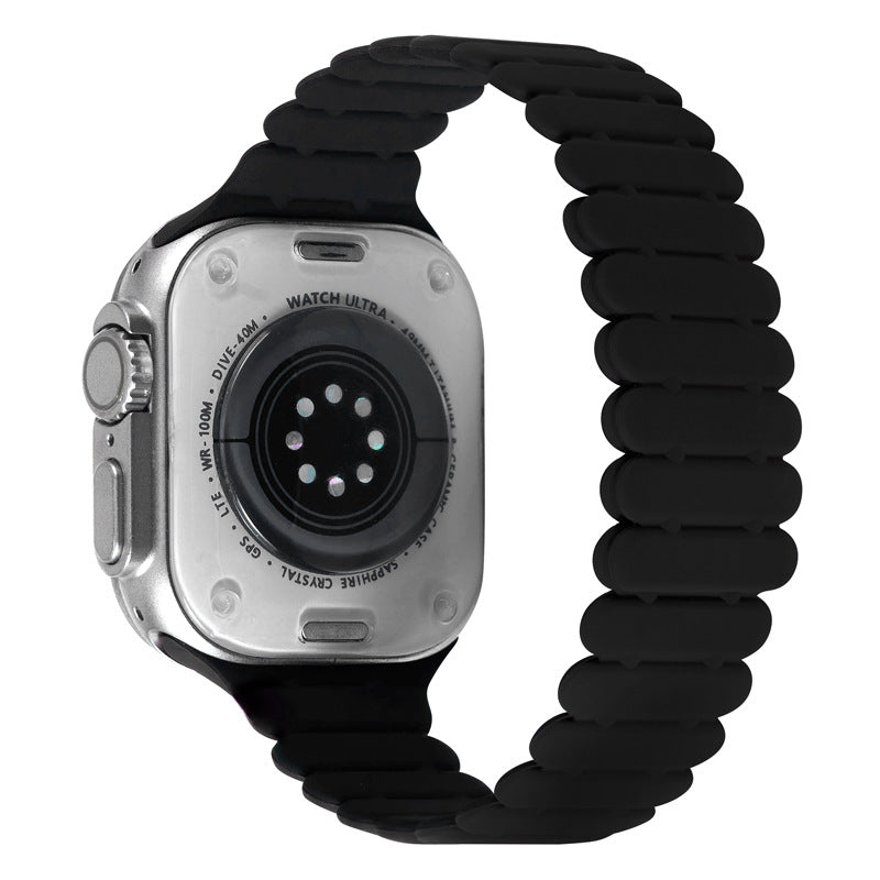 "Contrast Bamboo" Silicone Magnetic Band for Apple Watch