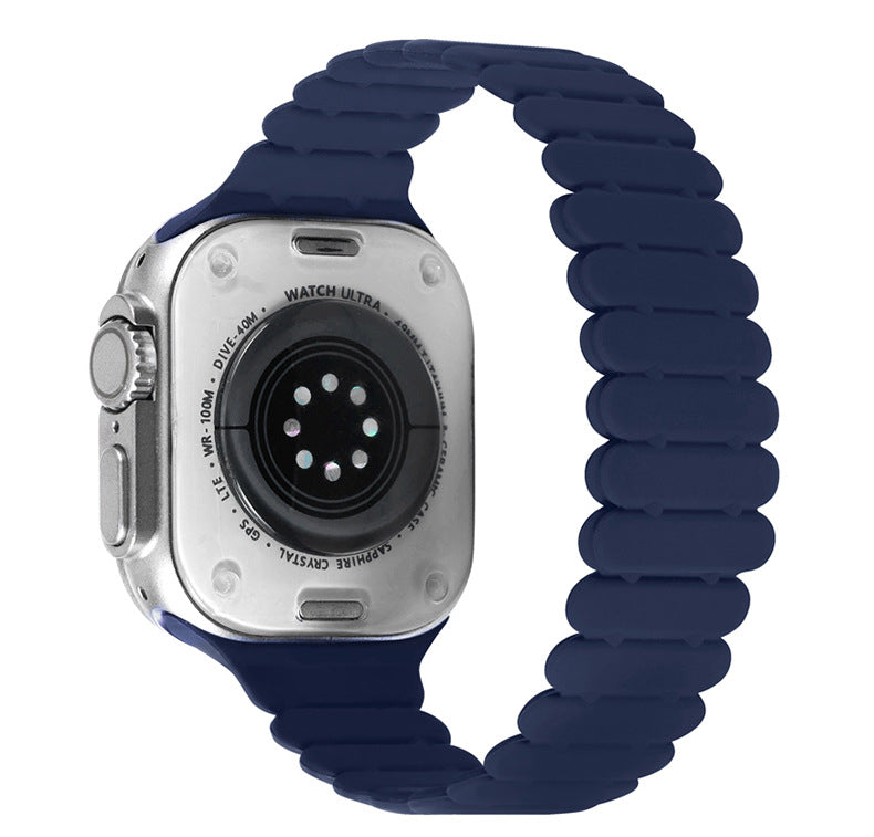 "Contrast Bamboo" Silicone Magnetic Band for Apple Watch