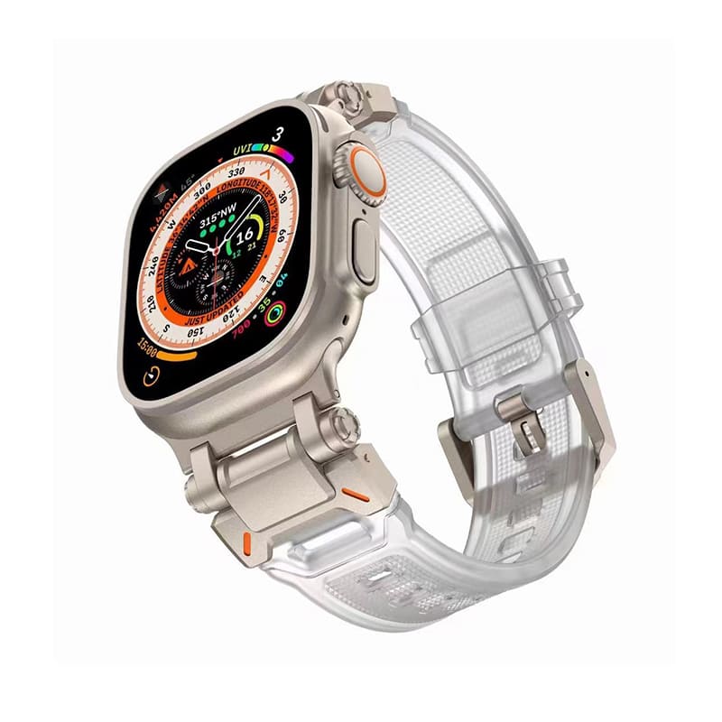 "Ultimate Luxury" TPU Band with Titanium Connector for Apple Watch