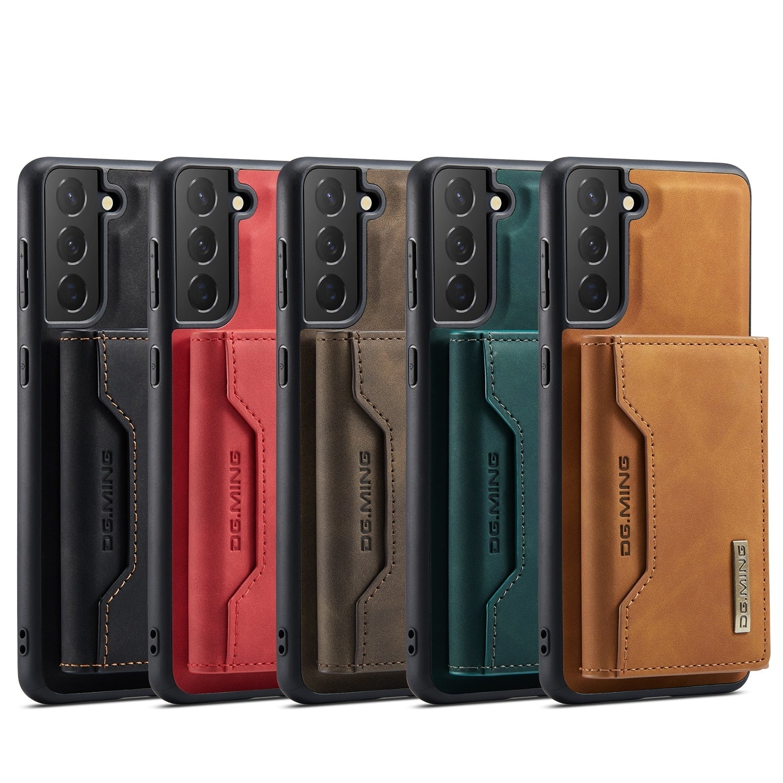 Funda de cuero magnética desmontable 2 en 1 para Samsung Galaxy 