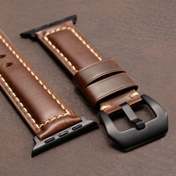 Leather Apple Watch Band-Nappa