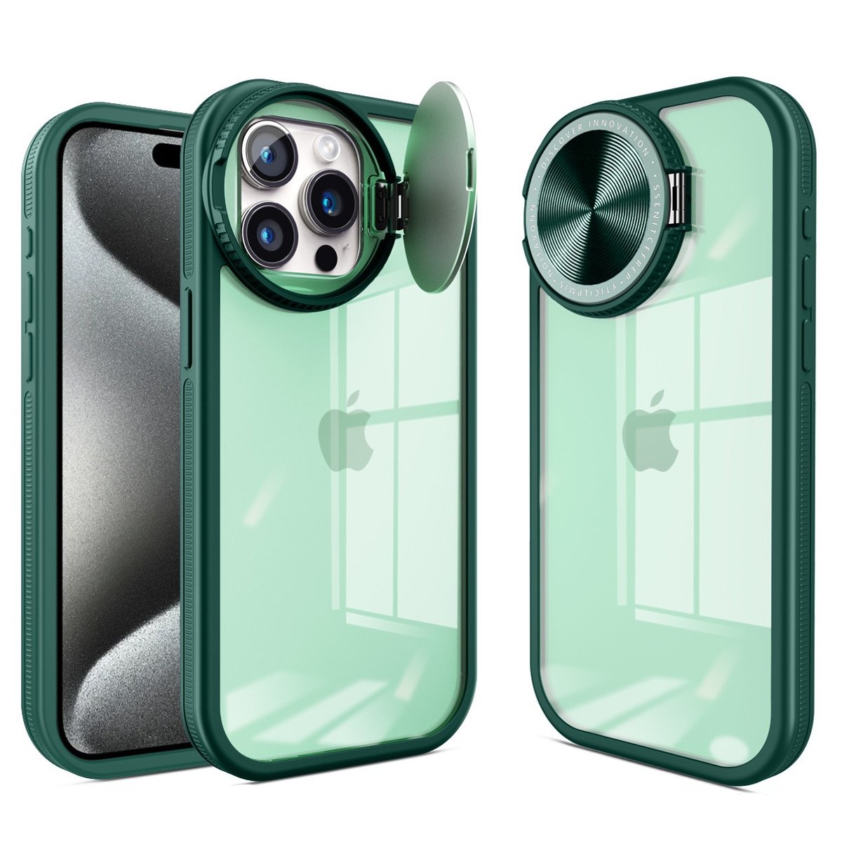 Rundes Flip-Case für Objektive aus Acryl - iPhone