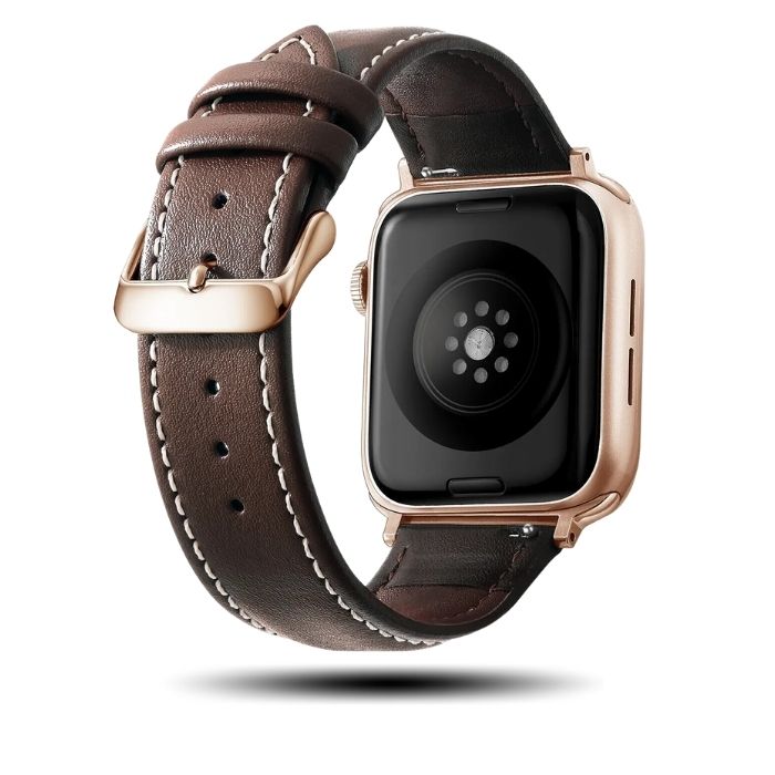 Apple Watch Lederarmband - Premium Leder Kaffee