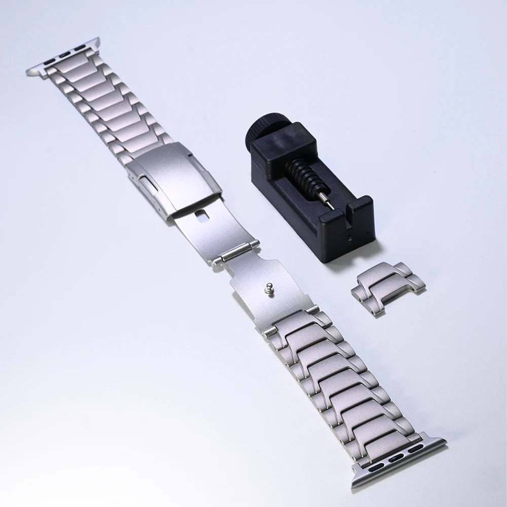 Titanium alloy strap Pro with rhombus design