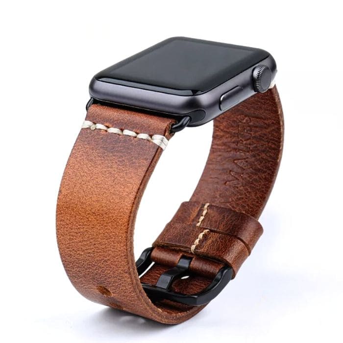 Correa de cuero para Apple Watch - Cuero vintage 2.0