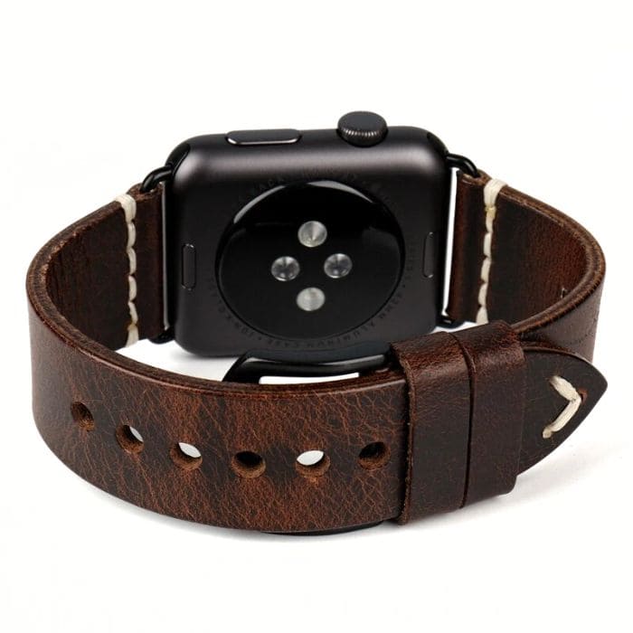 Correa de cuero para Apple Watch: cuero vintage