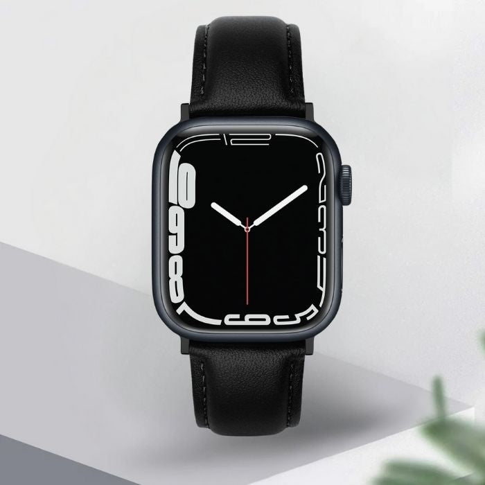 Correa de cuero para Apple Watch – Edición negra