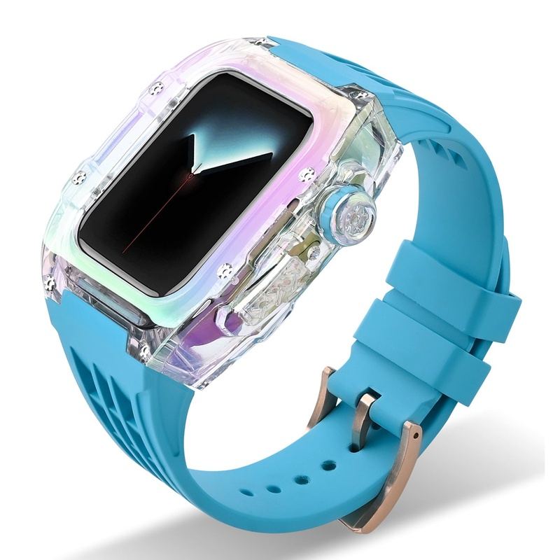 44/45 mm Fashion Illusion Integriertes Schutzarmband für die Apple Watch 