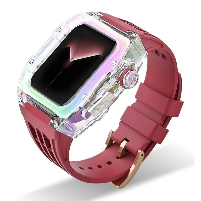 44/45 mm Fashion Illusion Integriertes Schutzarmband für die Apple Watch 