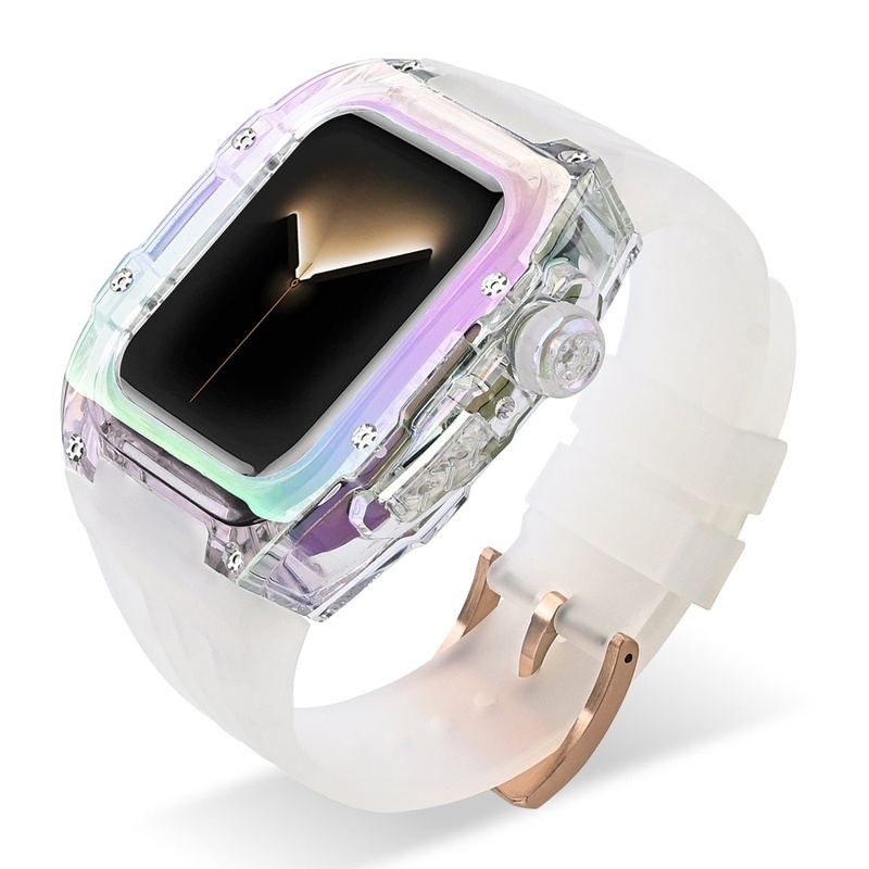 44/45 mm Fashion Illusion Integriertes Schutzarmband für die Apple Watch 