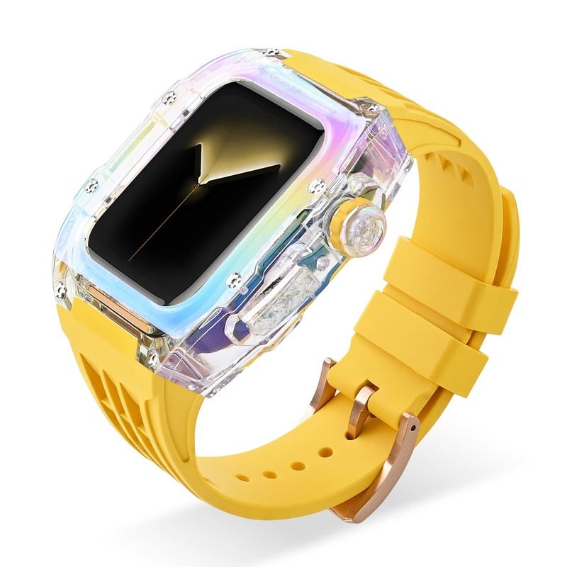 44/45 mm Fashion Illusion Integriertes Schutzarmband für die Apple Watch 