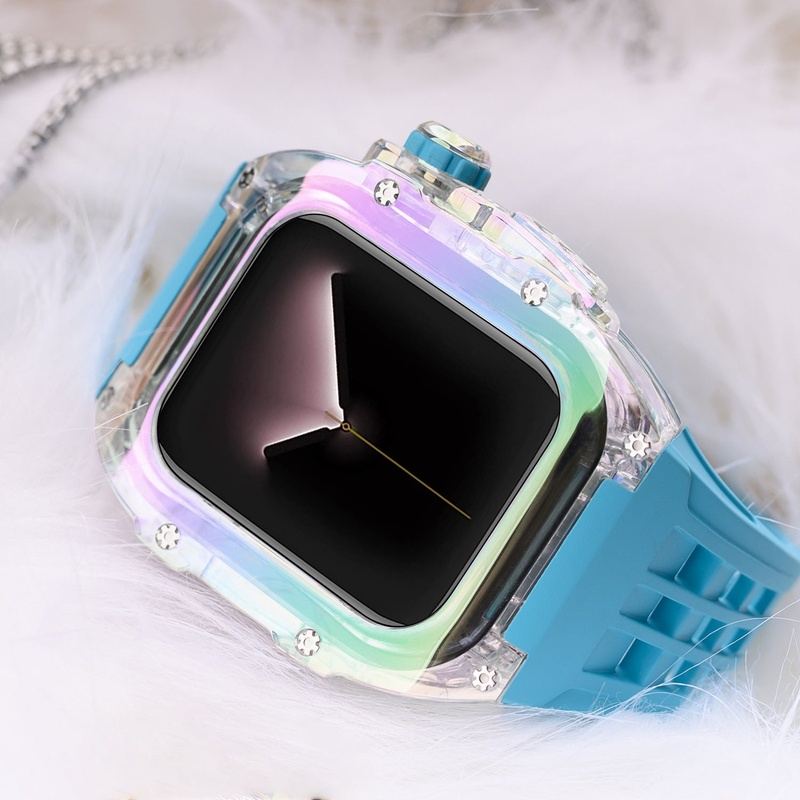 44/45 mm Fashion Illusion Integriertes Schutzarmband für die Apple Watch 