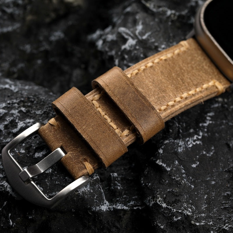 Handmade Horween Leather Apple Watch Strap