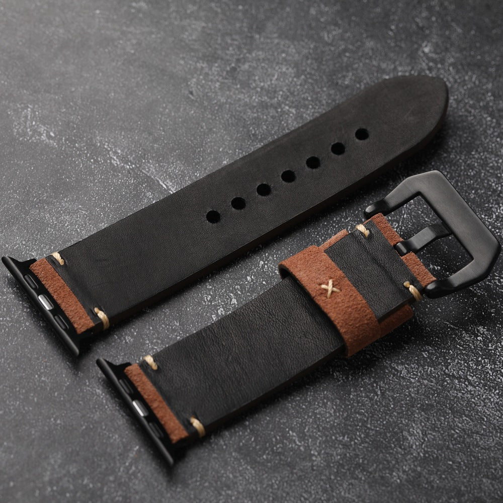 Premium Italian Suede Leather Handmade Watch Strap