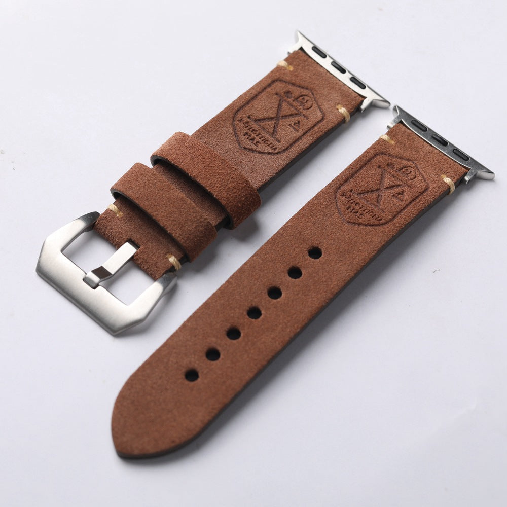 Premium Italian Suede Leather Handmade Watch Strap