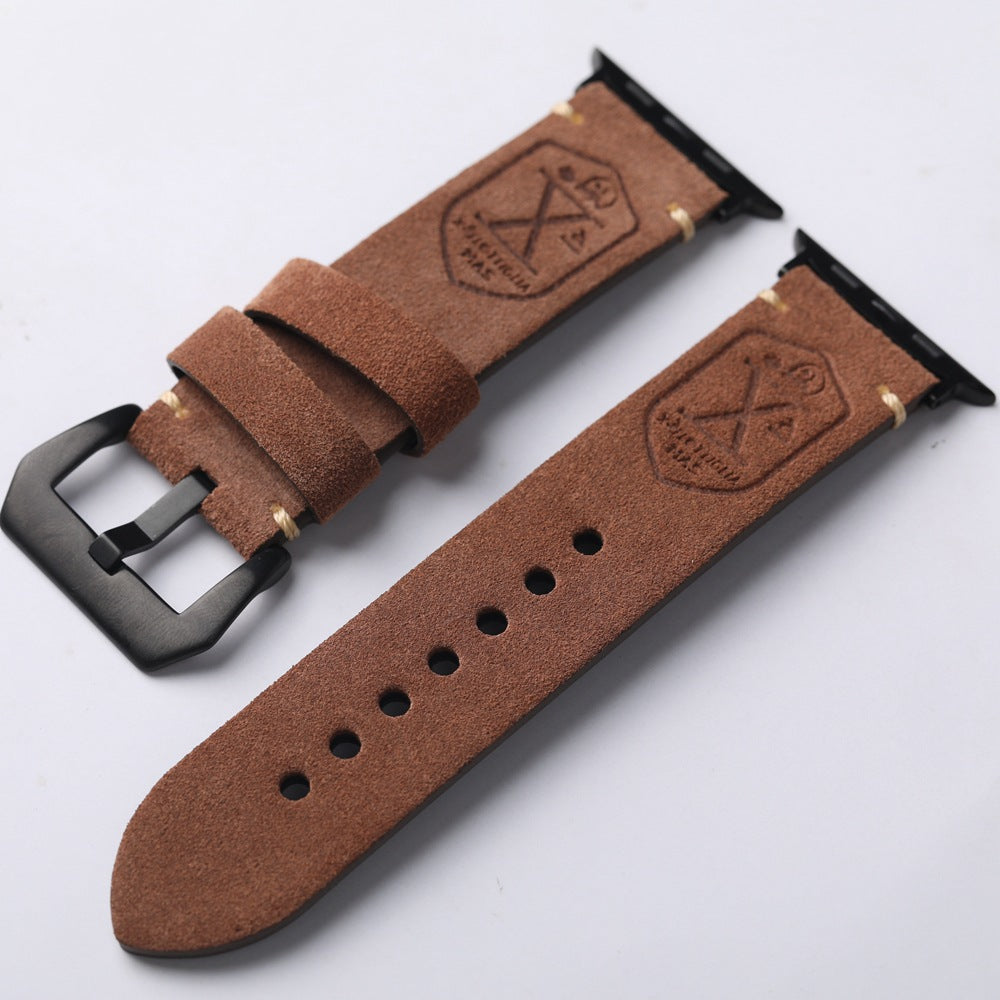 Premium Italian Suede Leather Handmade Watch Strap