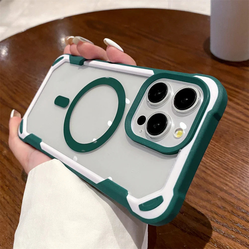 Shockproof Transparent Case for iPhone