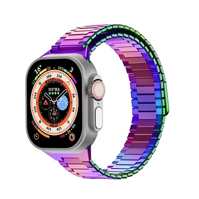 Correa magnética de acero inoxidable "Bamboo Band" para Apple Watch