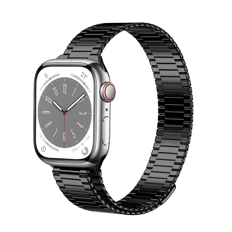 Correa magnética de acero inoxidable "Bamboo Band" para Apple Watch