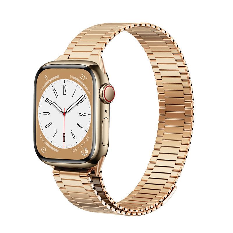 Correa magnética de acero inoxidable "Bamboo Band" para Apple Watch