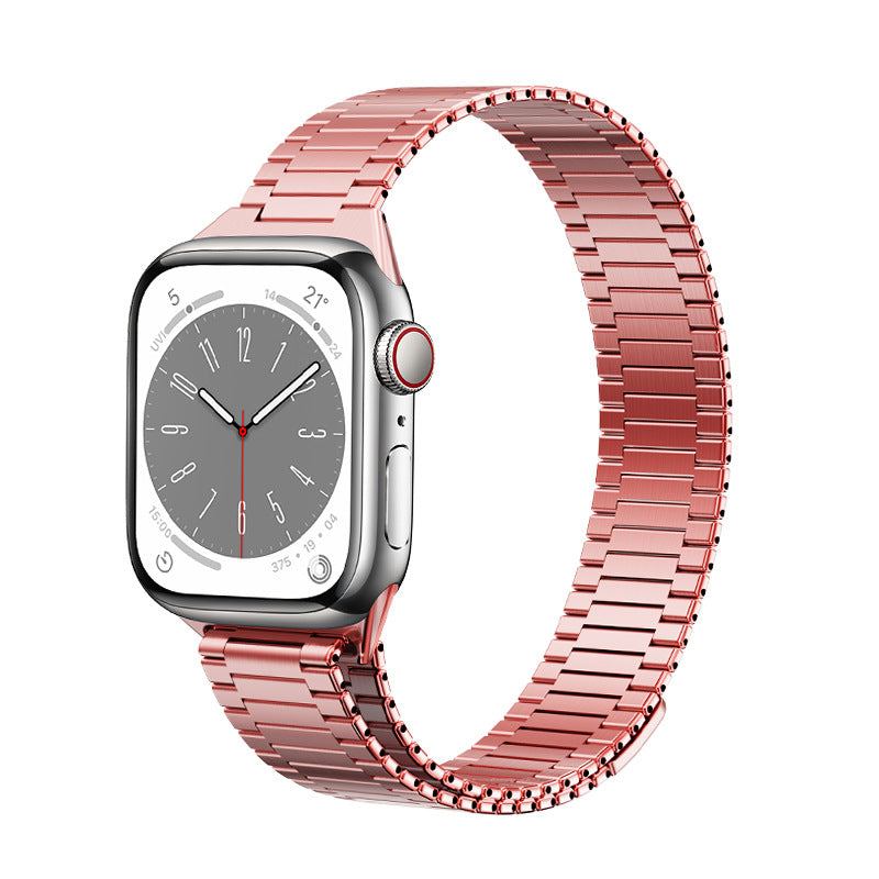 Correa magnética de acero inoxidable "Bamboo Band" para Apple Watch