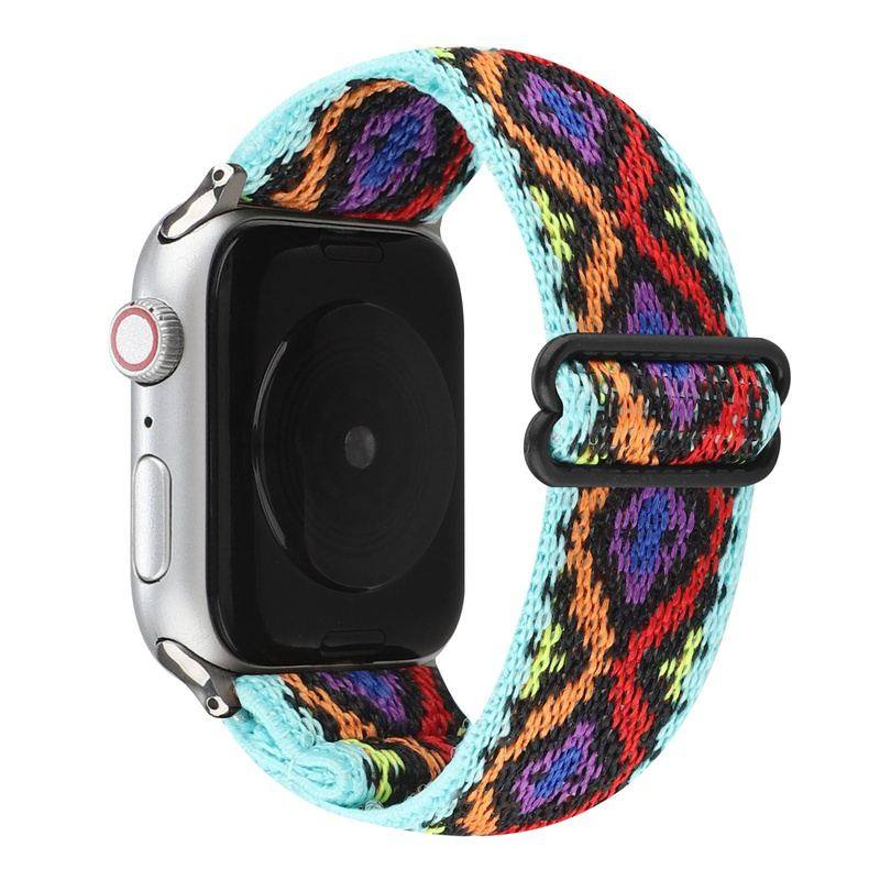 "Bohemian Band" Stretch Nylon Loop For Apple Watch