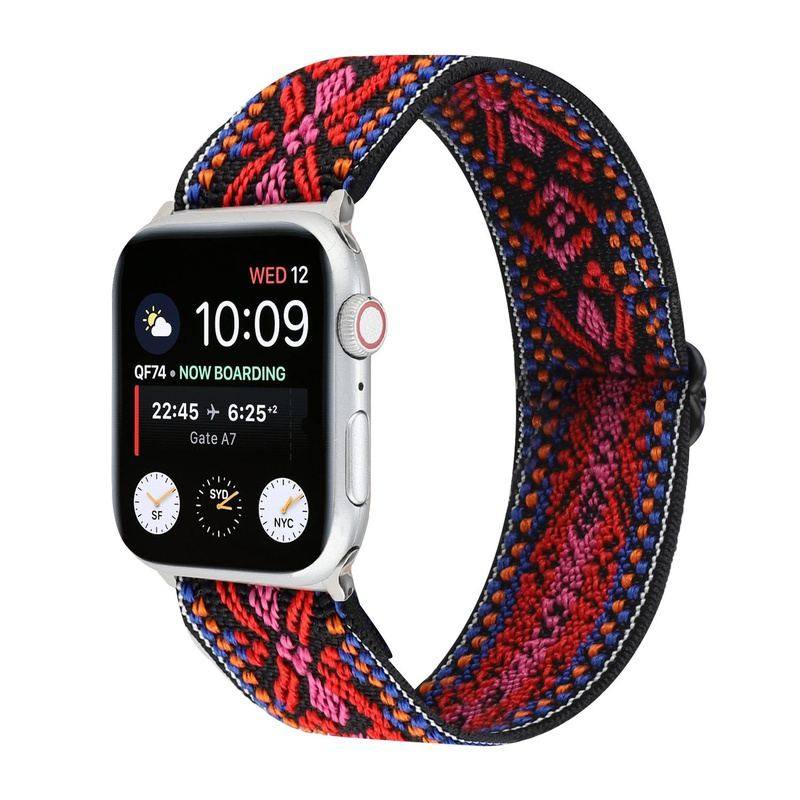 "Bohemian Band" Stretch Nylon Loop For Apple Watch