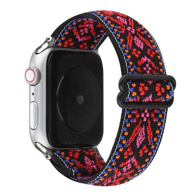 "Bohemian Band" Stretch Nylon Loop For Apple Watch