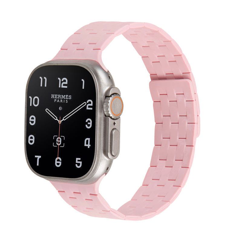 "Braided Design" Liquid Silicone Magnetic Band for Apple Watch