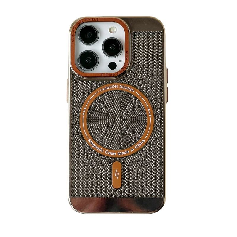 Breathable Heat Dissipation Electroplated Magnetic Phone Case