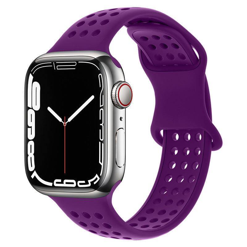 "Breathable Band" Silicone Adjustable Loop For Apple Watch