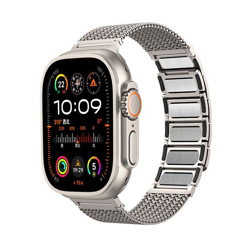 Correa magnética trenzada de acero inoxidable "Business Band" para Apple Watch