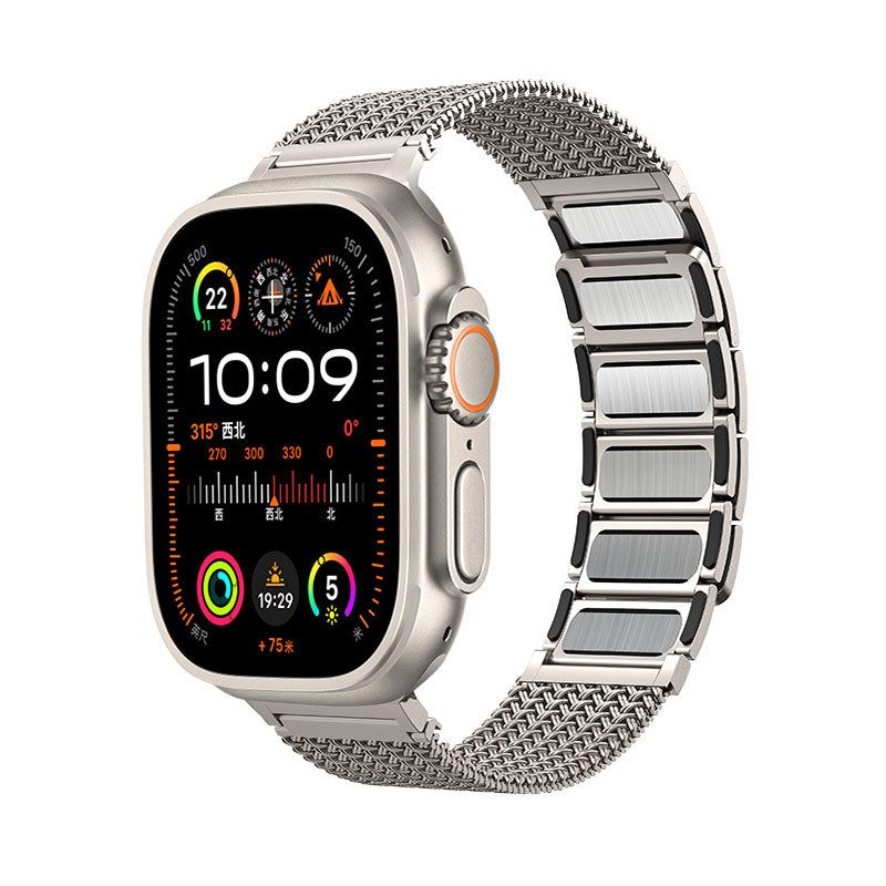 Correa magnética trenzada de acero inoxidable "Business Band" para Apple Watch