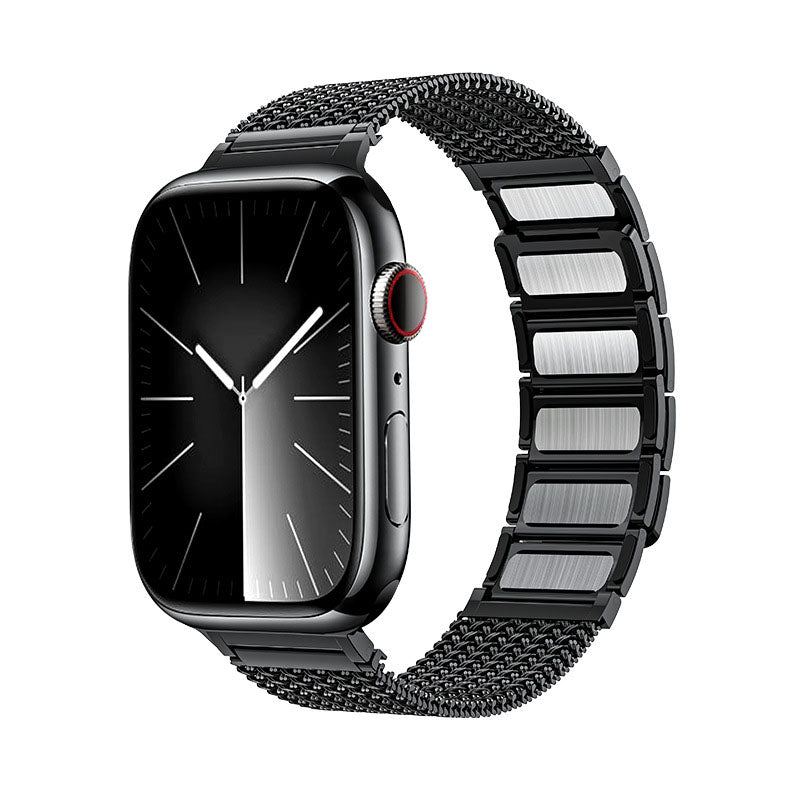 Correa magnética trenzada de acero inoxidable "Business Band" para Apple Watch