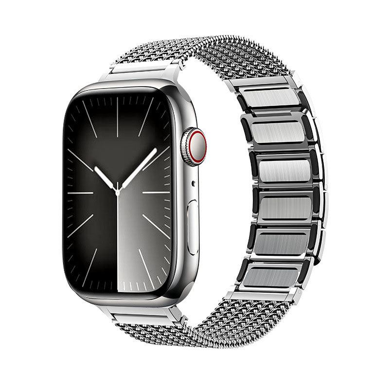 Correa magnética trenzada de acero inoxidable "Business Band" para Apple Watch