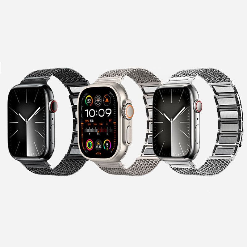 Correa magnética trenzada de acero inoxidable "Business Band" para Apple Watch