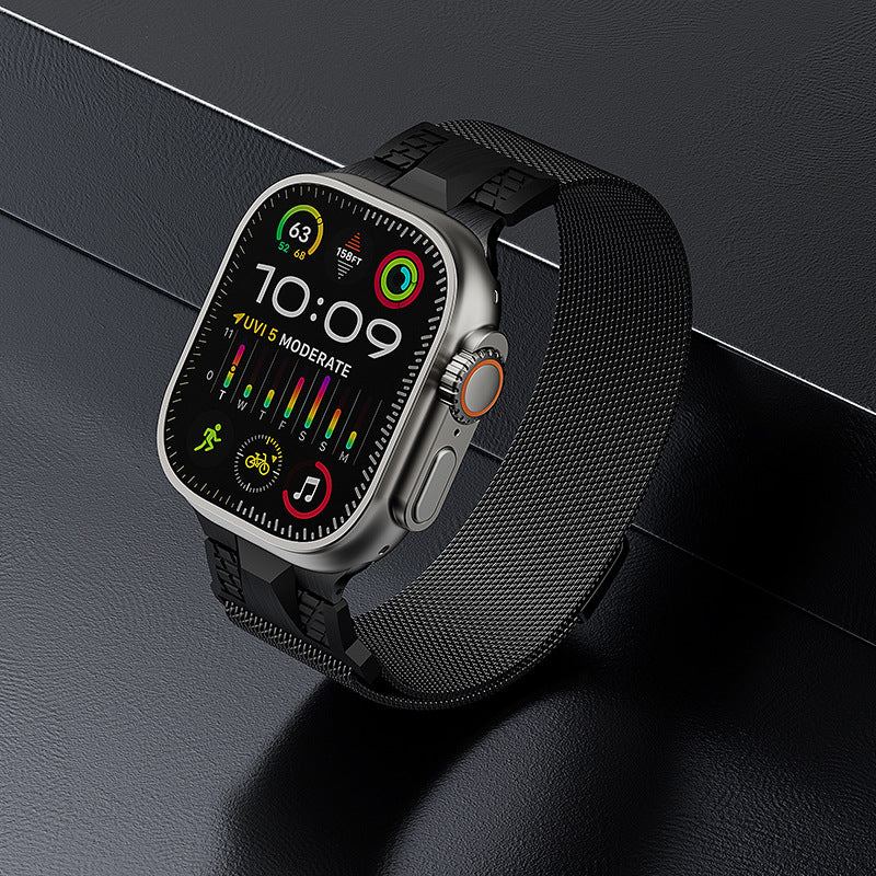 "Armored Milanese Band" Magnetic Metal Band For Apple Watch