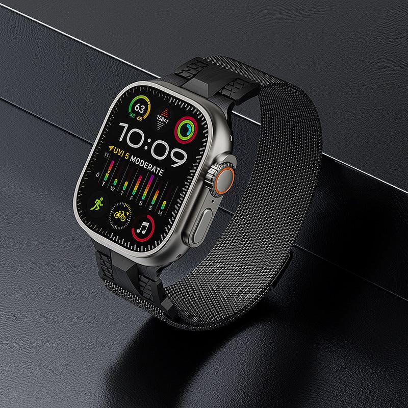 "Armored Milanese Band" Magnetic Metal Band For Apple Watch