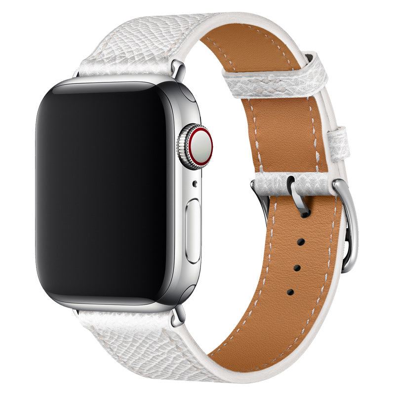 Correa de cuero tipo "Business Band" para Apple Watch