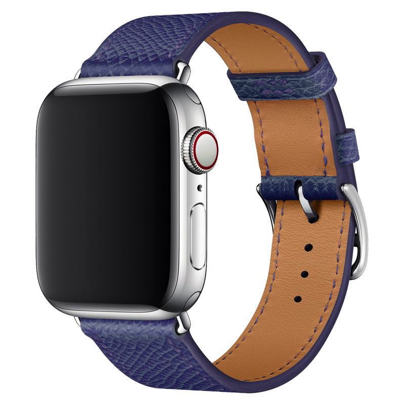 Correa de cuero tipo "Business Band" para Apple Watch