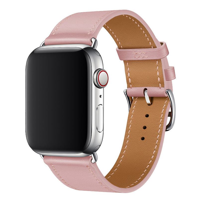 Correa de cuero tipo "Business Band" para Apple Watch