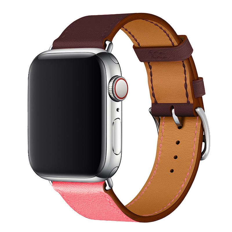 Correa de cuero tipo "Business Band" para Apple Watch