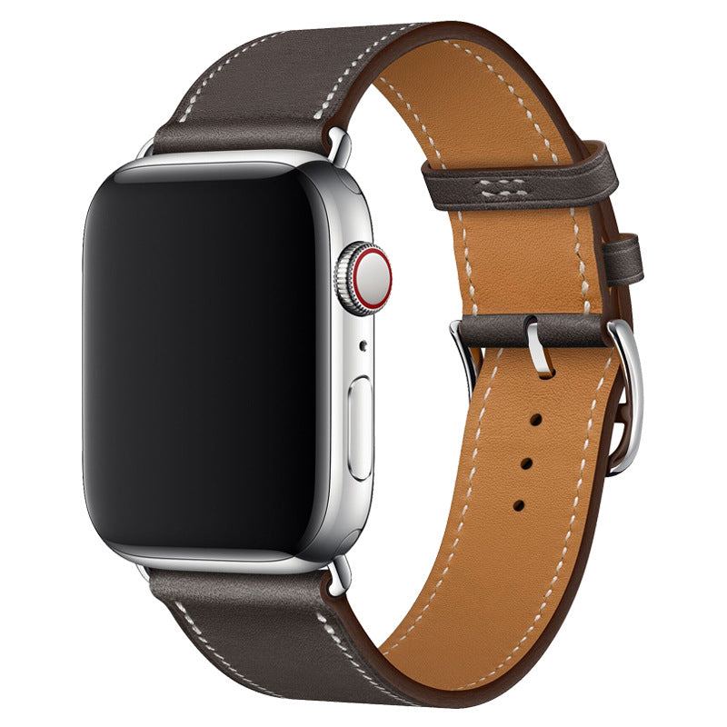 Correa de cuero tipo "Business Band" para Apple Watch