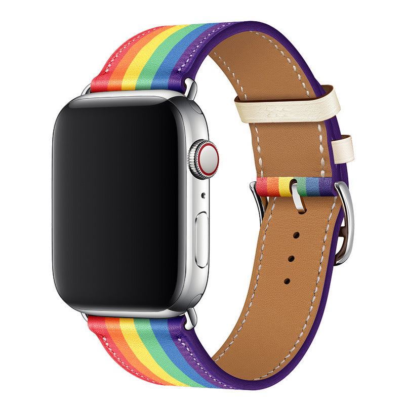 Correa de cuero tipo "Business Band" para Apple Watch