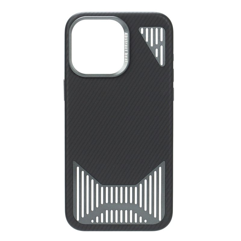 Carbon Fiber Aluminum Alloy Magnetic Heat Dissipation iPhone Case