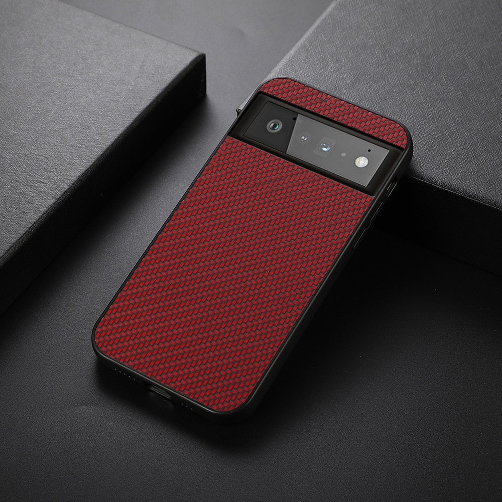 Carbon Fiber Textured Google Pixel Case