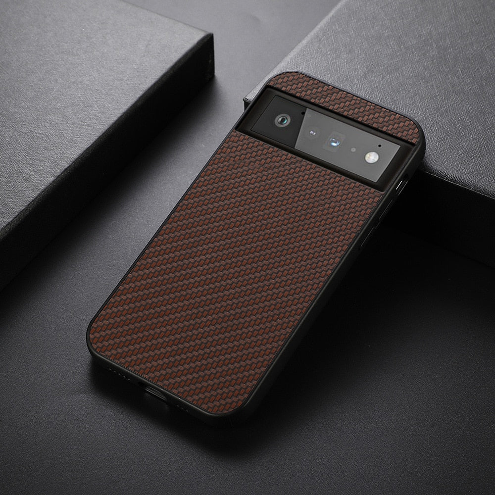 Carbon Fiber Textured Google Pixel Case